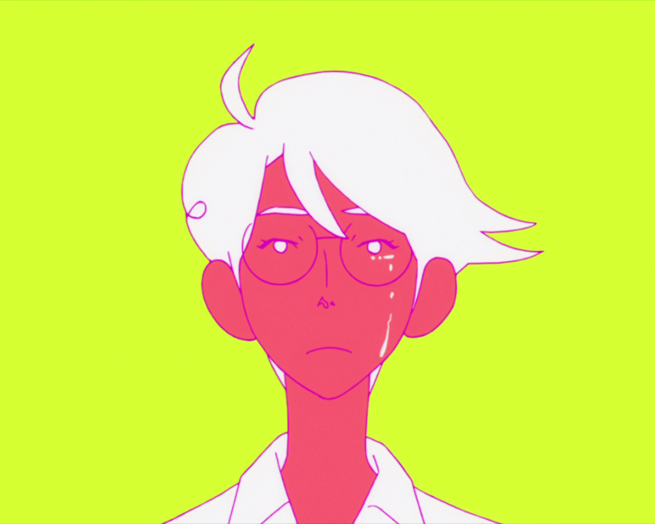 Плачущий персонаж аниме The Tatami Galaxy