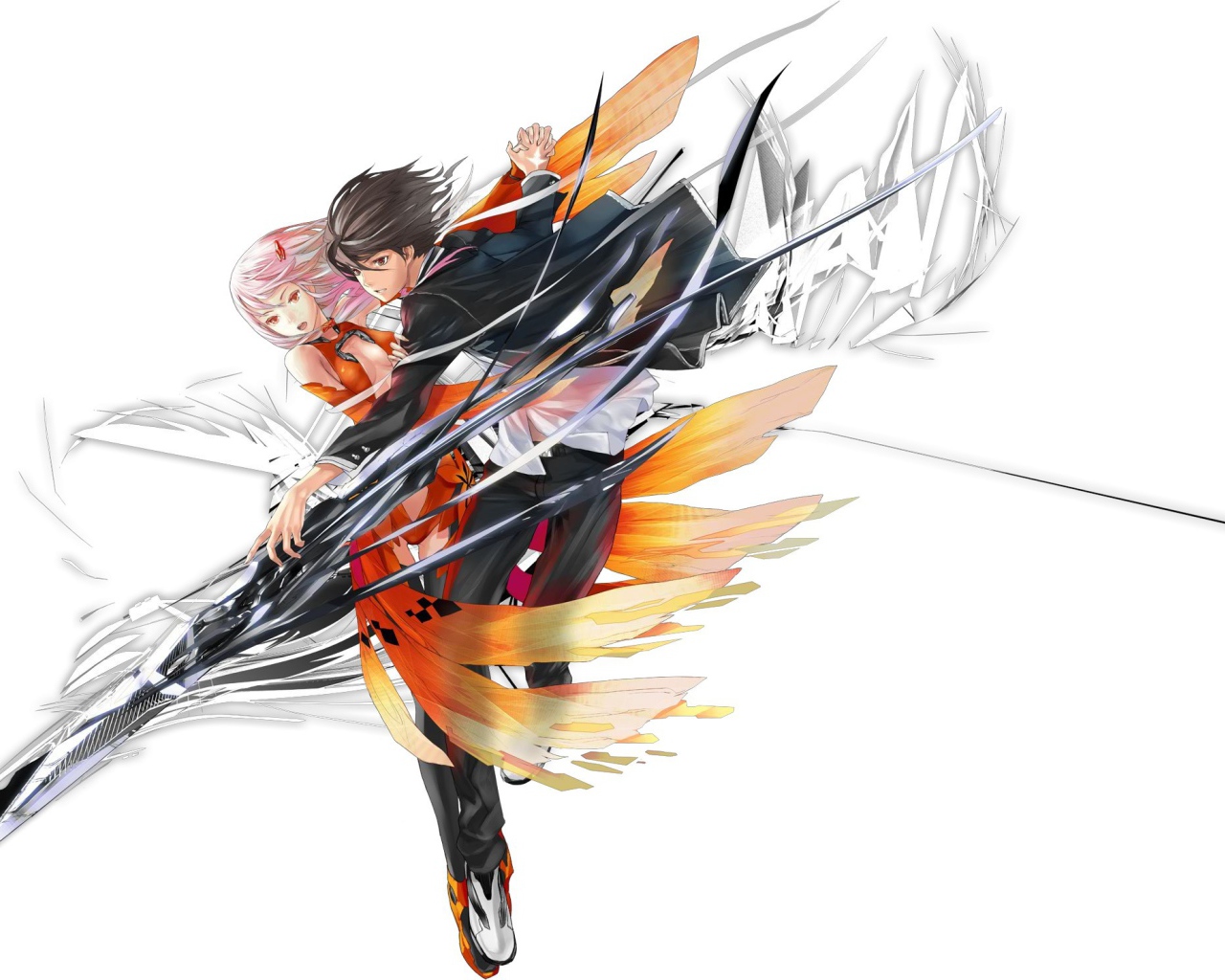 Танец в аниме Guilty Crown