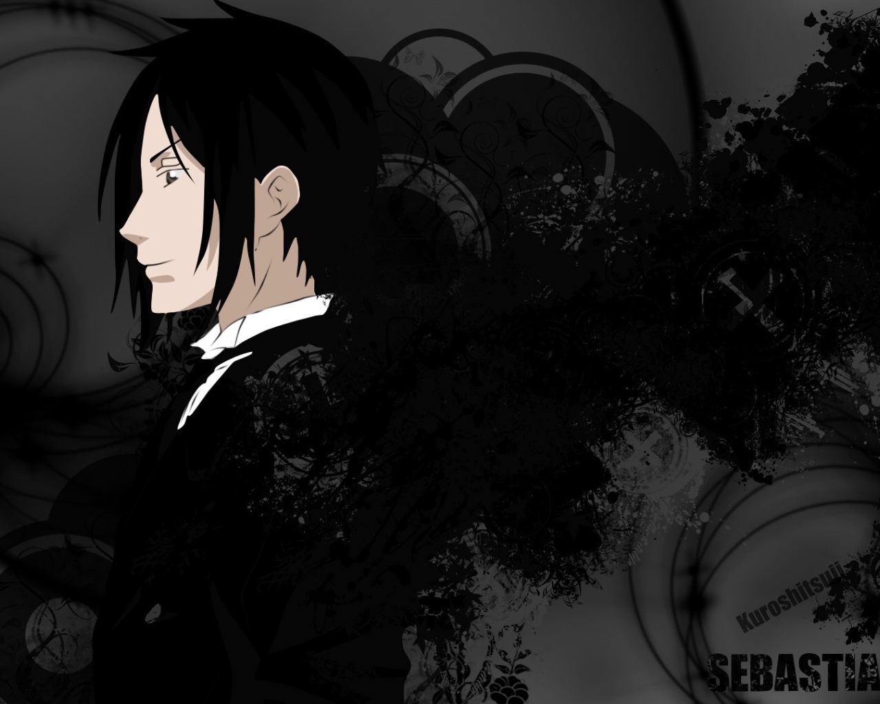 Темный герой аниме Black Butler