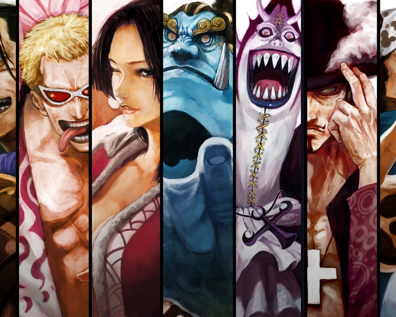 Разные персонажи аниме One Piece