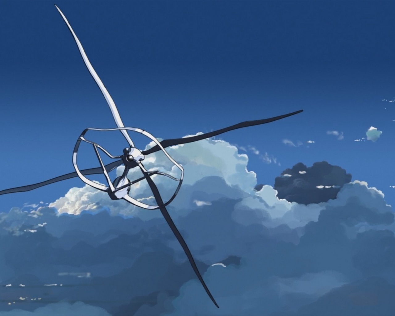 Дрон из аниме За облаками