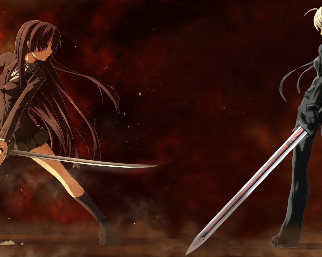 Дуэль на мечах в аниме Fate Series