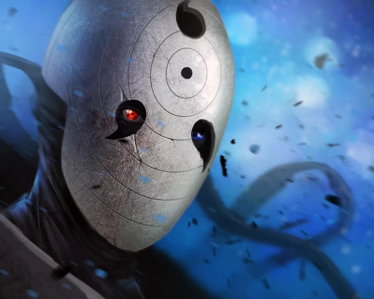 Глаз Шаринган у робота, аниме