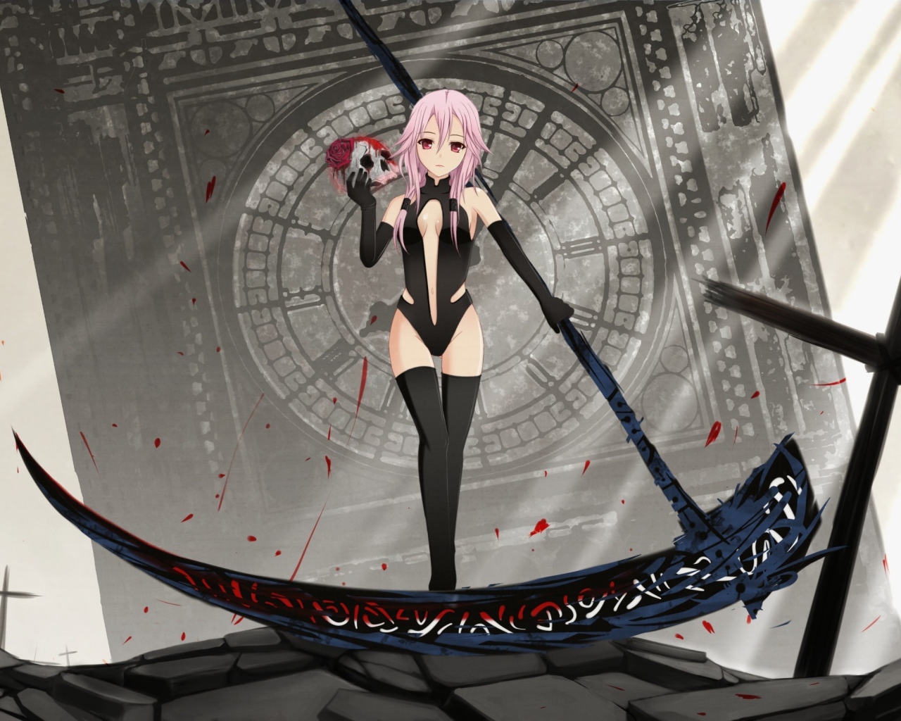 Фэнтези девушка в аниме Guilty Crown