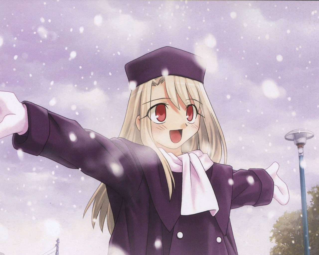 Девушка из аниме Illyasviel von Einzbern