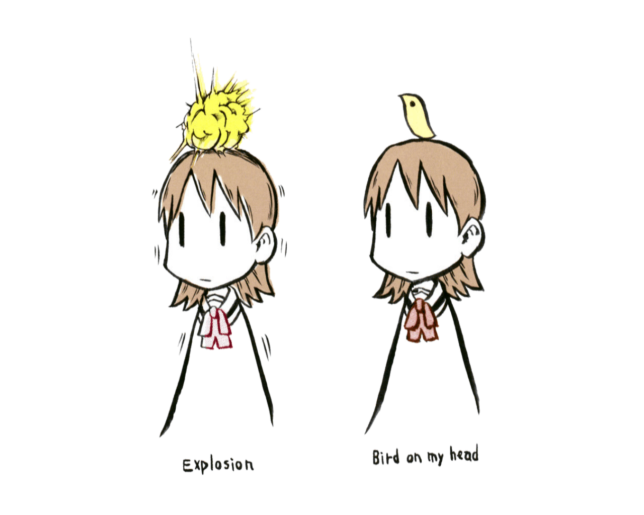 Девочки из аниме Нитидзё