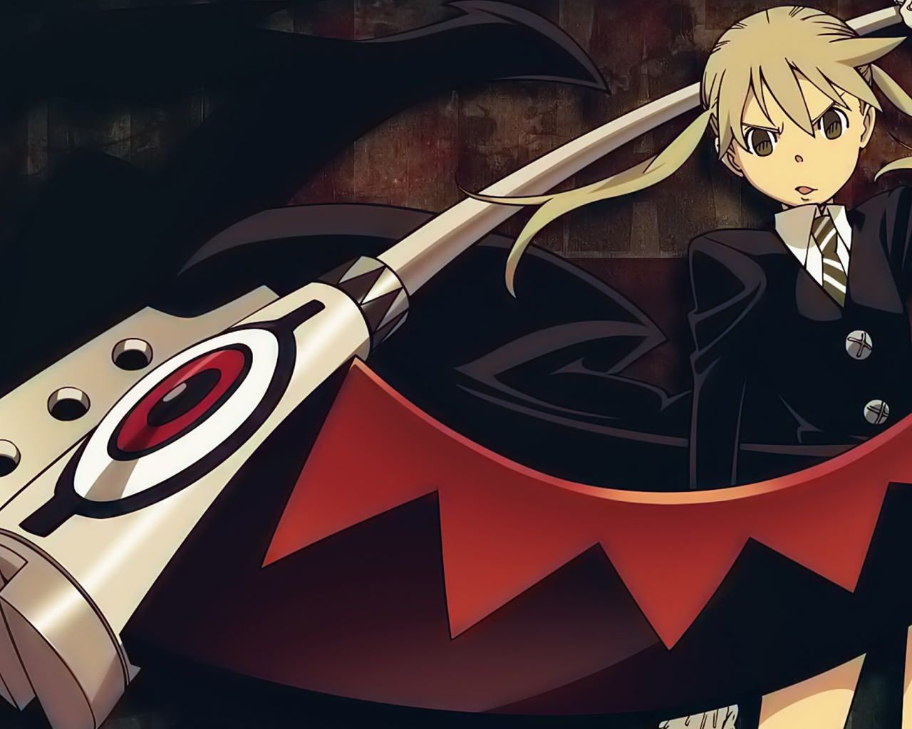 Девушка аниме в Soul Eater
