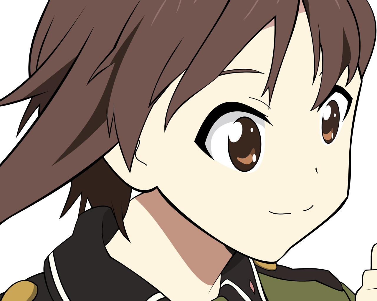 Девочка из аниме Звуки небес