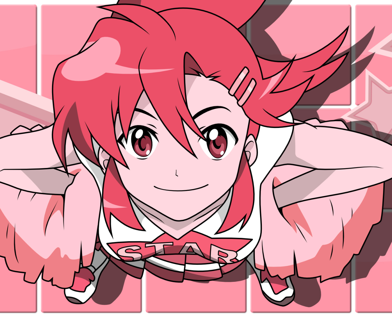 Девушка из аниме Tengen Toppa Gurren Lagann