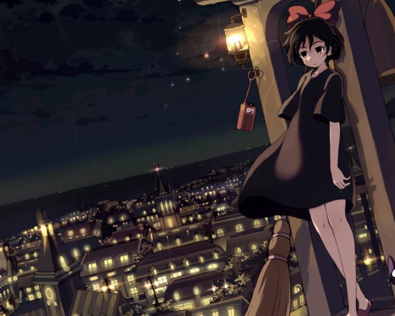 Девушка персонаж аниме Ведьмина служба доставки