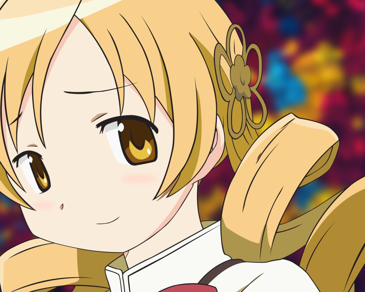 Девочка из аниме Девочка-волшебница Мадока