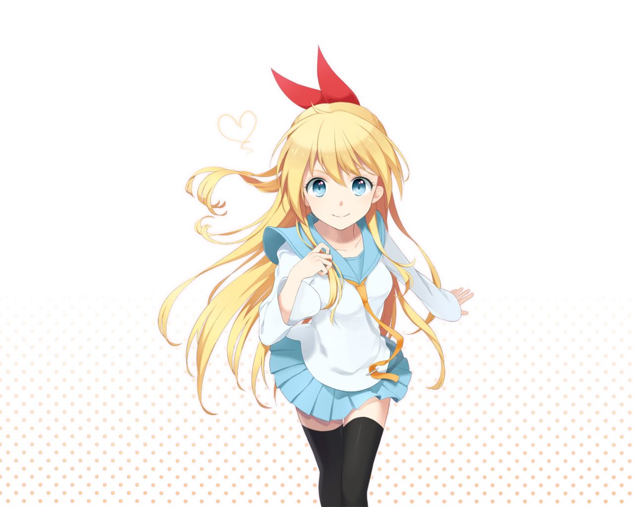 Девушка на белом фоне, аниме Притворная любовь