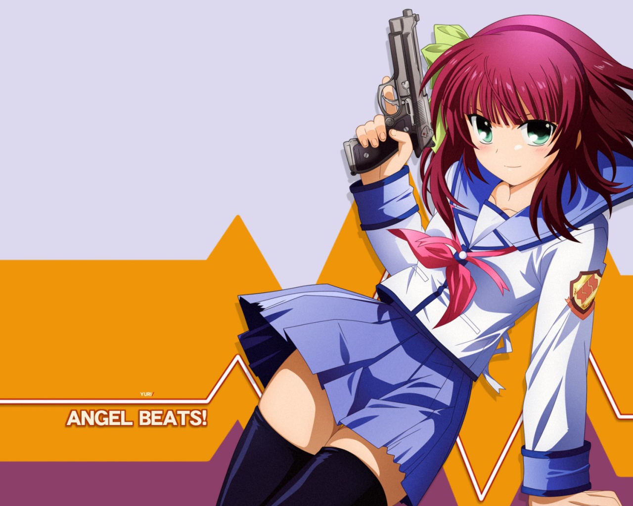 Девушка с пистолетом, аниме Ангельские ритмы