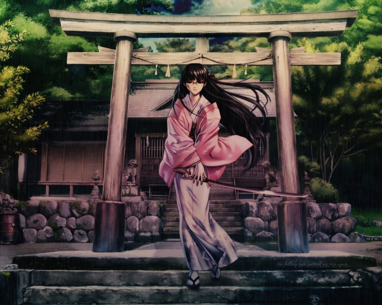 Девушка с катаной, аниме Пираты «Чёрной лагуны»