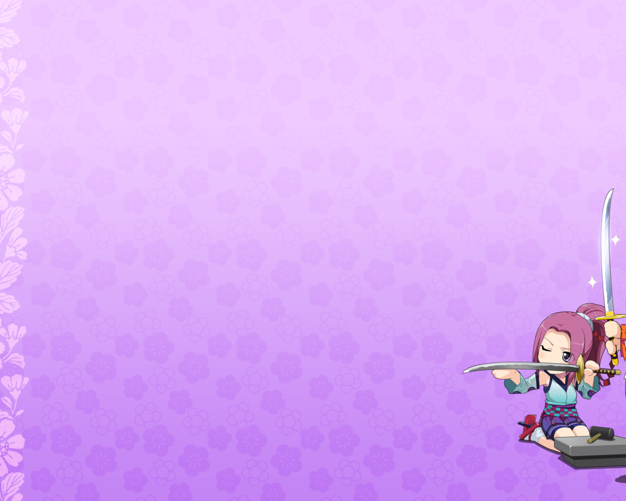 Девочки с мечами в аниме Onigirl