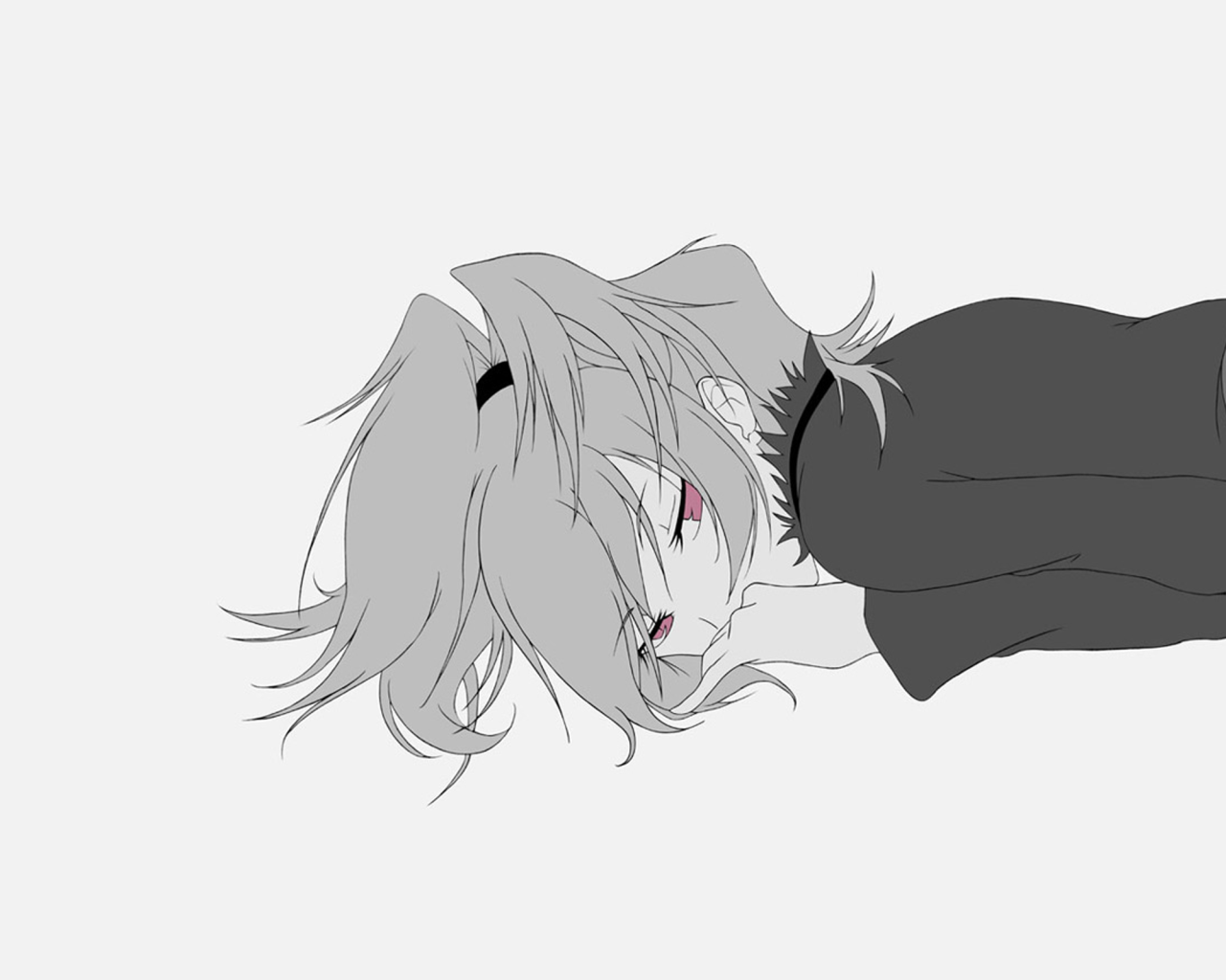 Серая девушка аниме Дюрарара!!