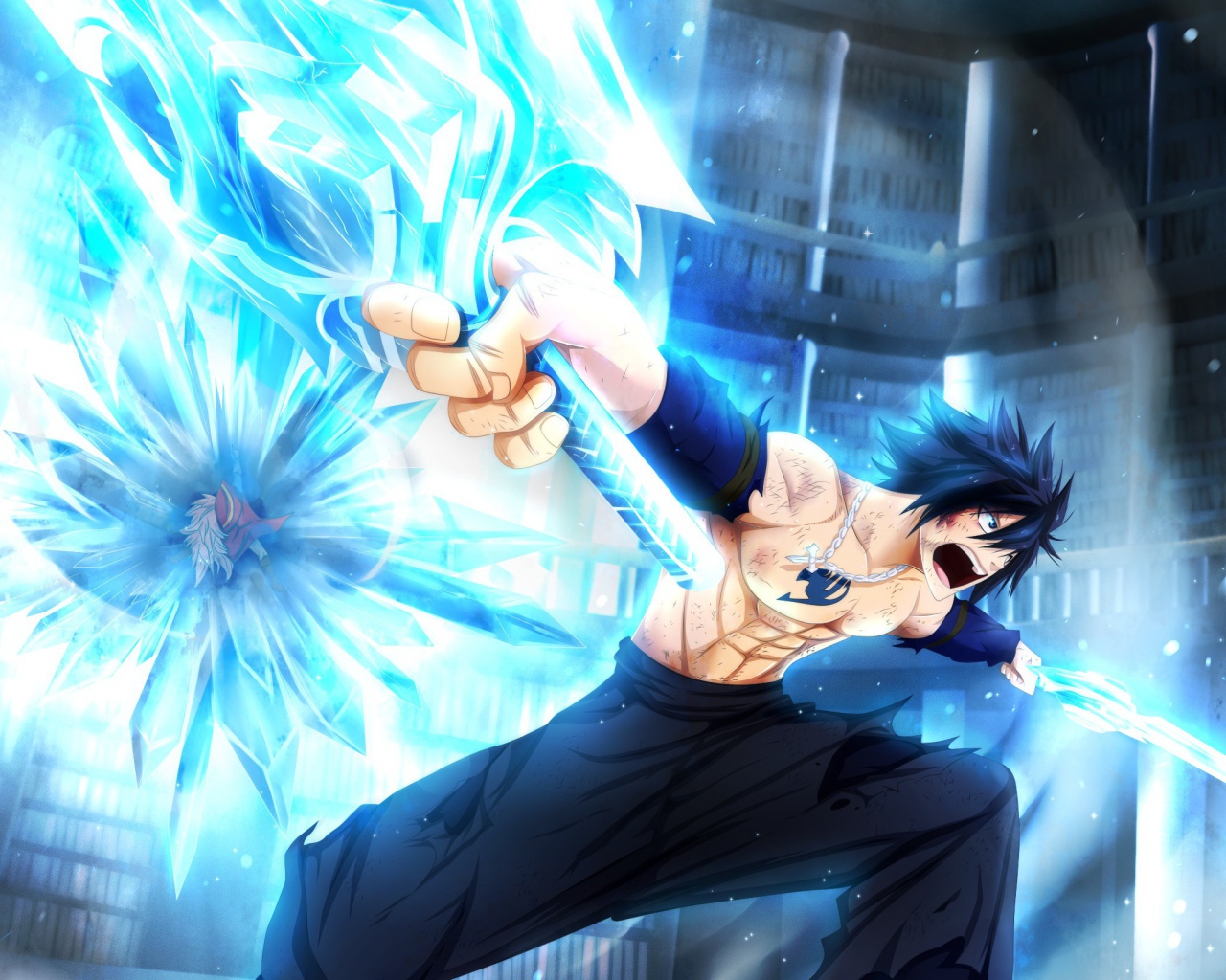 Персонаж Грей из аниме Сказка о хвосте феи