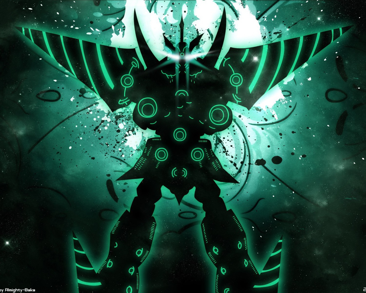 Зеленый робот в аниме Тэнгэн Топпа Гуррен-Лаганн