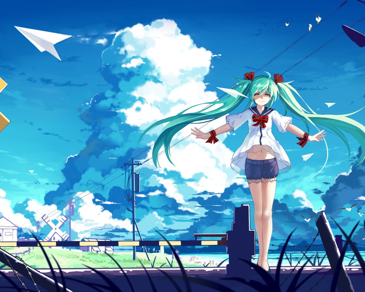 Хатсуне Мико девушка аниме