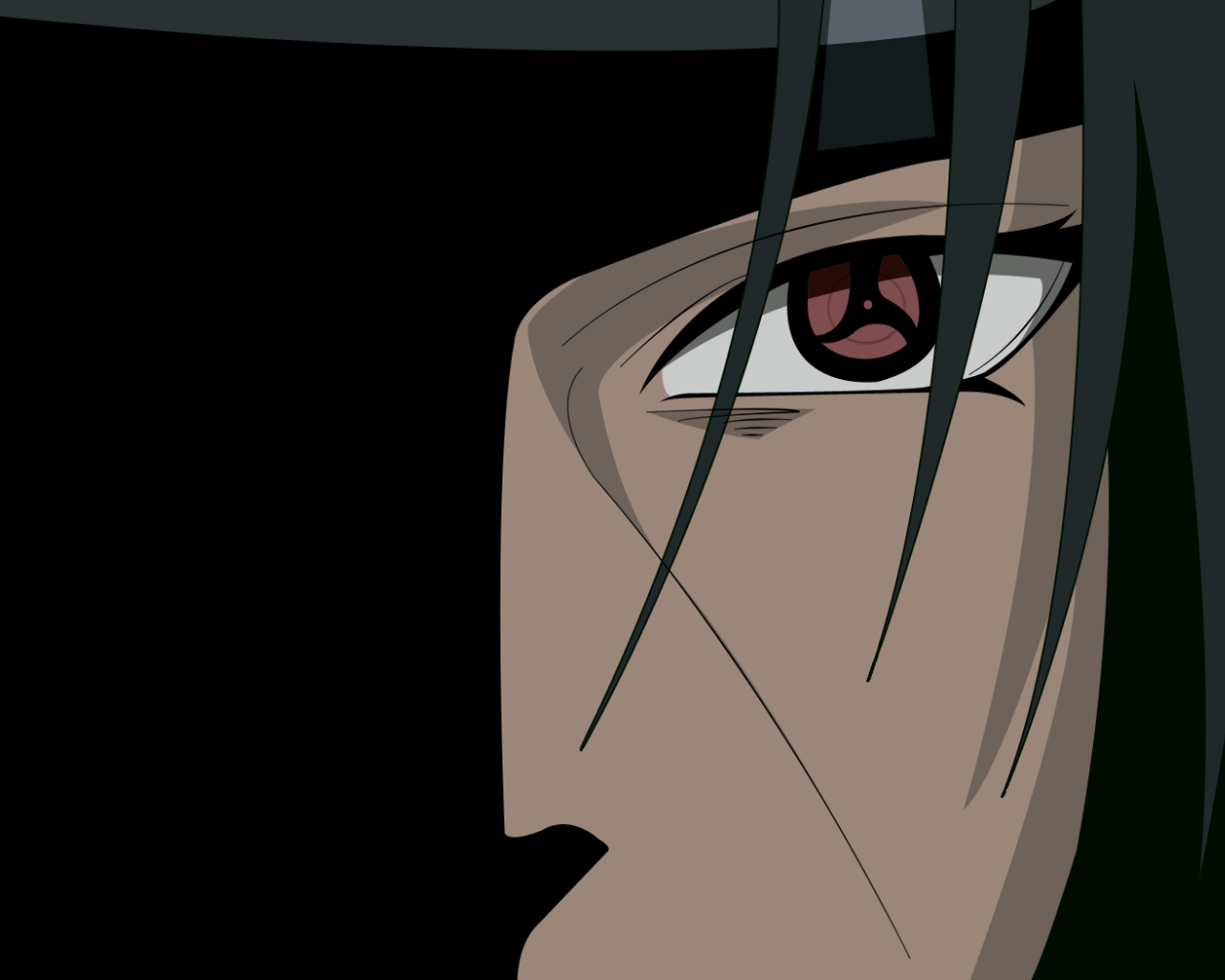 Герой Наруто, глаз Шаринган