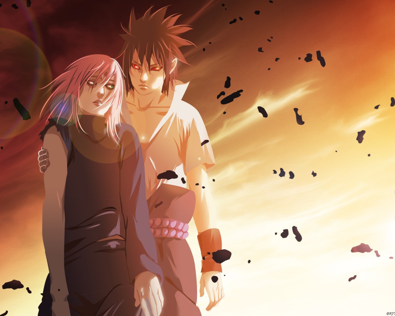 Герои аниме манги Naruto Shippuuden