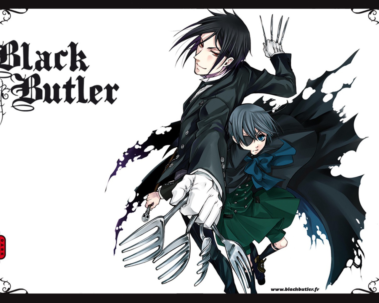 Японское аниме Тёмный дворецкий