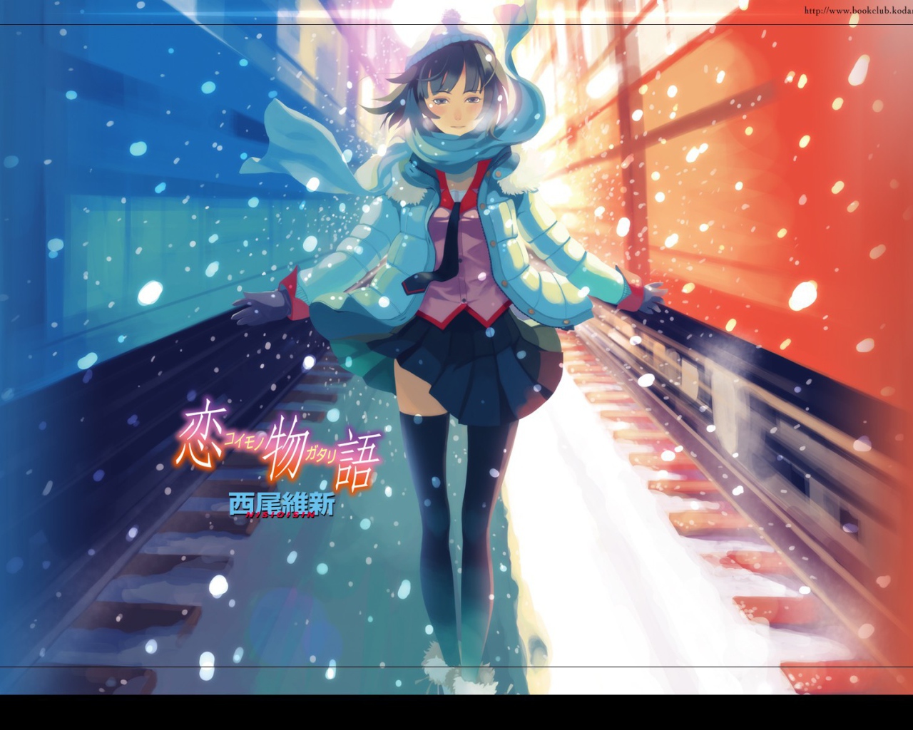 Японский сериал аниме Monogatari Series