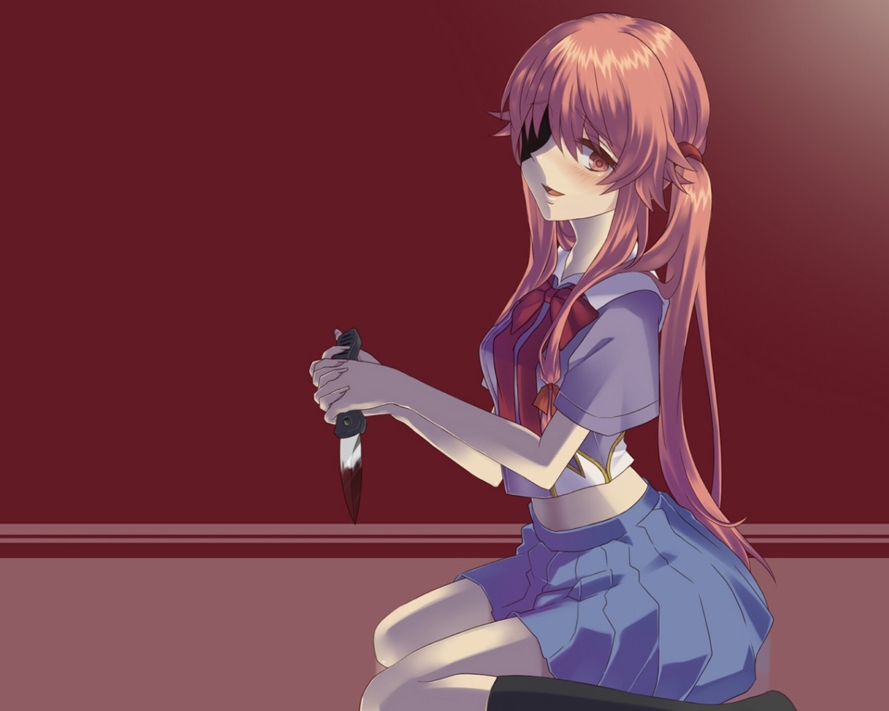 Юно Гассаи в аниме Яндере