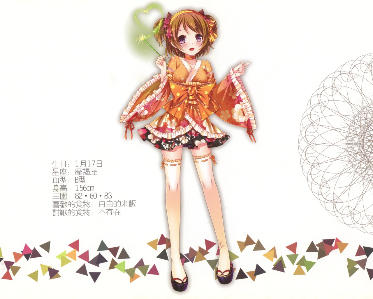 Коизуми Ханайо - девушка из аниме Love Live