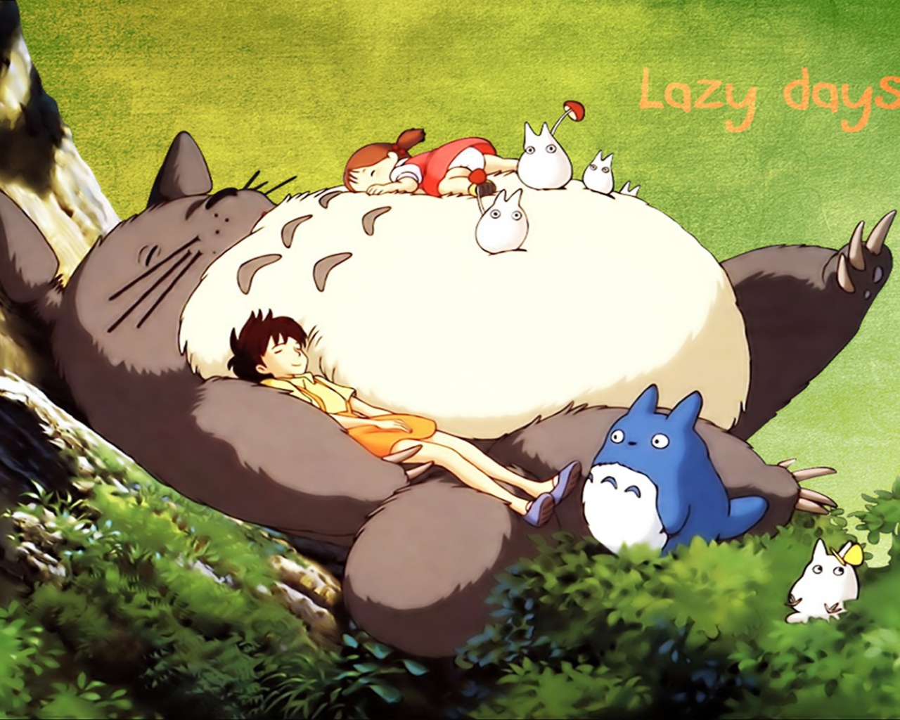 Ленивые дни в аниме Мой сосед Тоторо