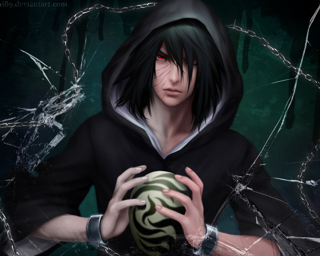 Маг Учиха Мадара из манги Наруто