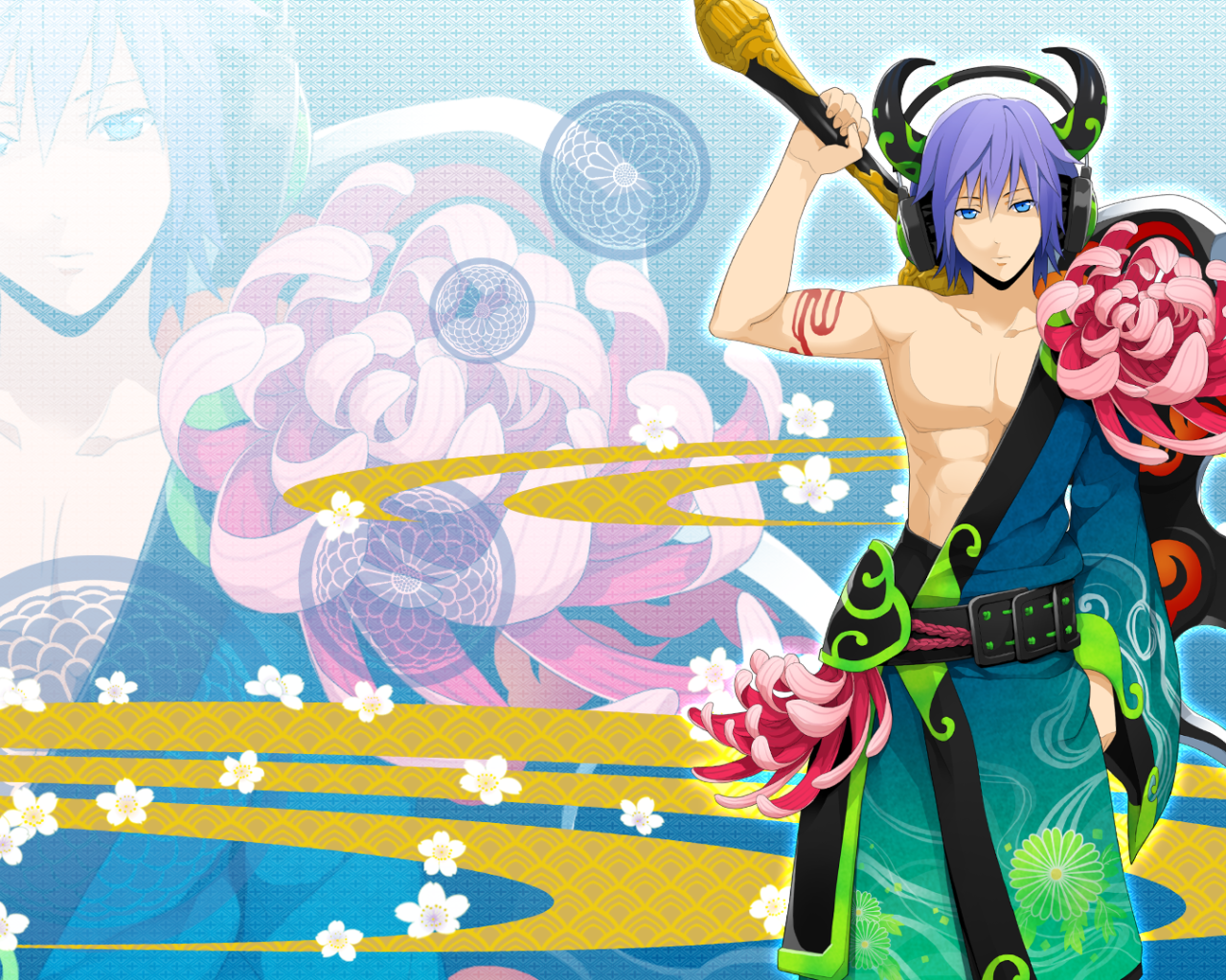 Парень из аниме Onigirl