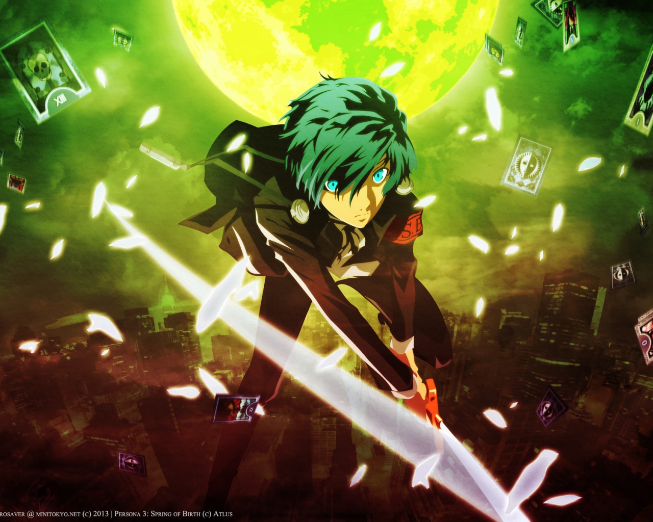 Парень из аниме Persona 3