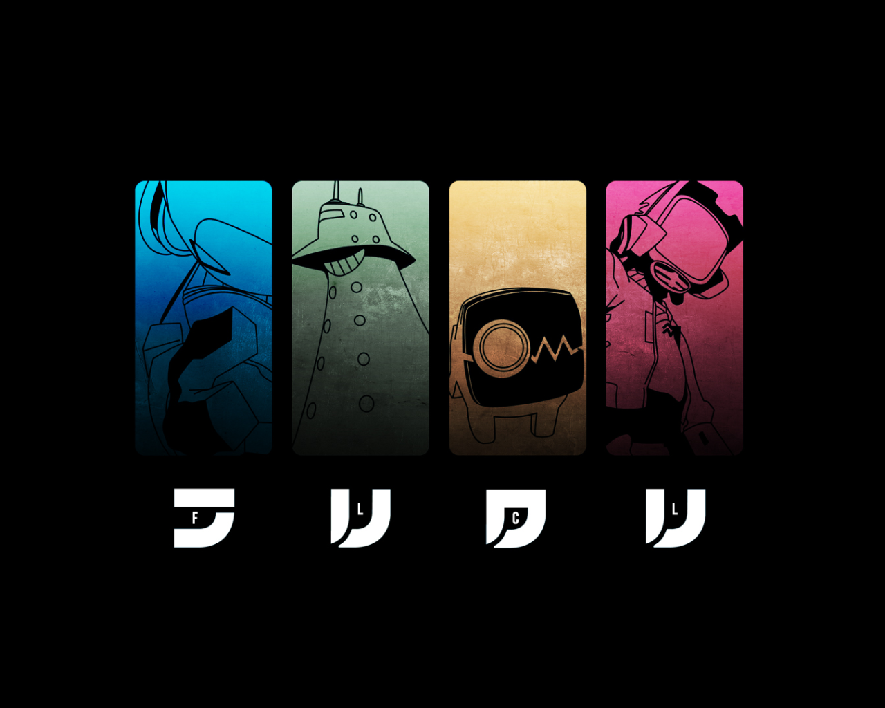 Манга аниме 49 дней, черный фон