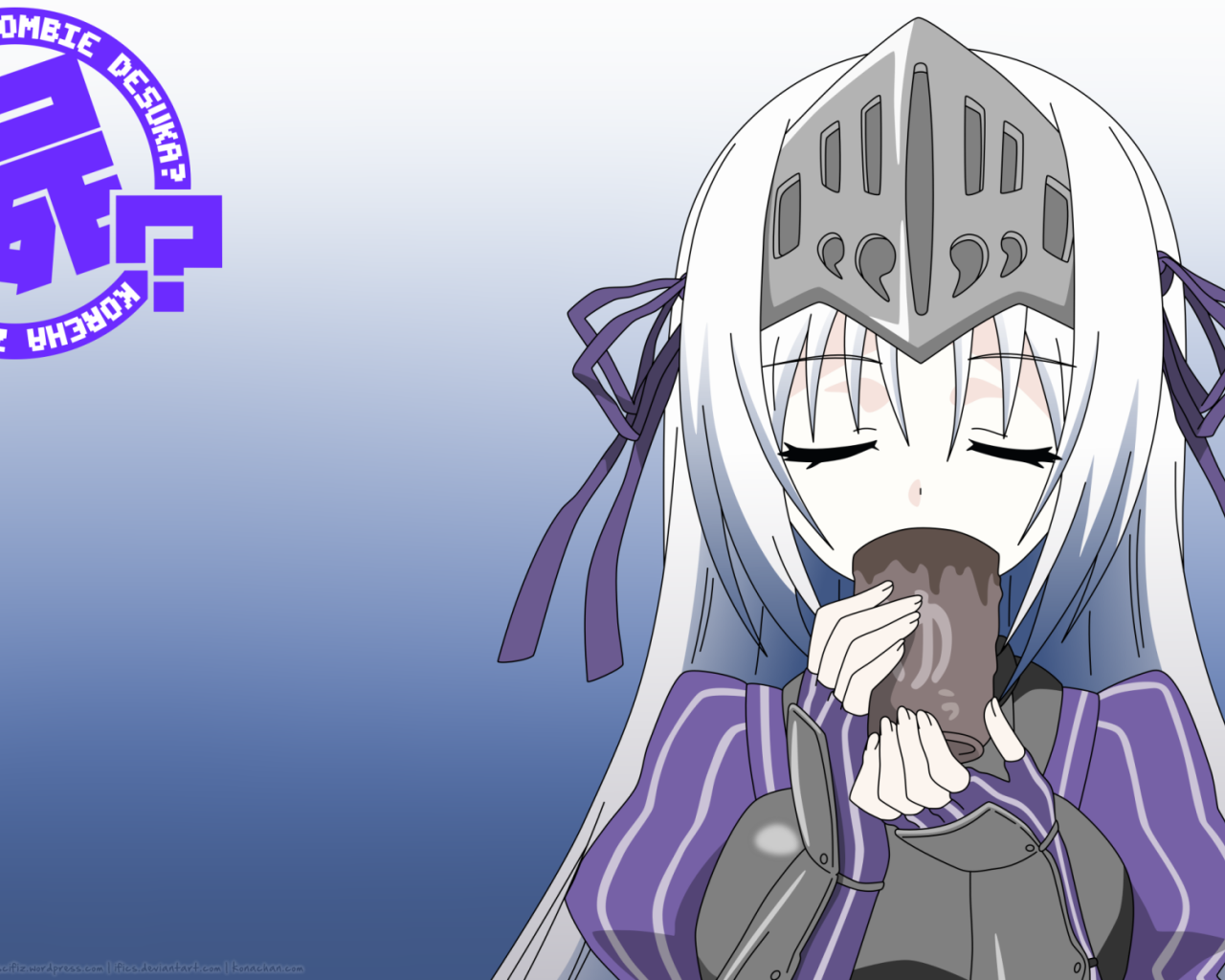 Манга аниме Уж не зомби ли это