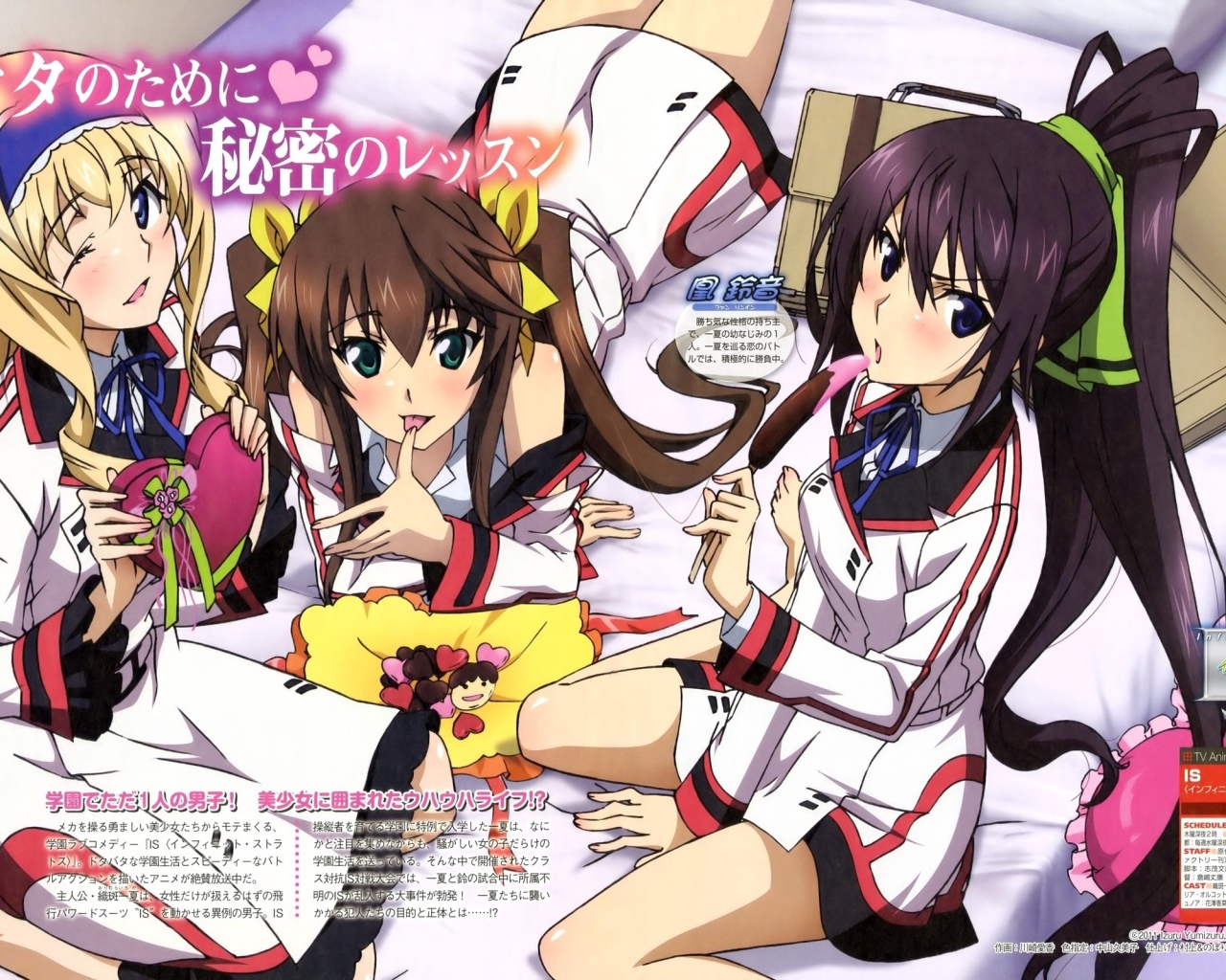 Манга аниме Infinite Stratos