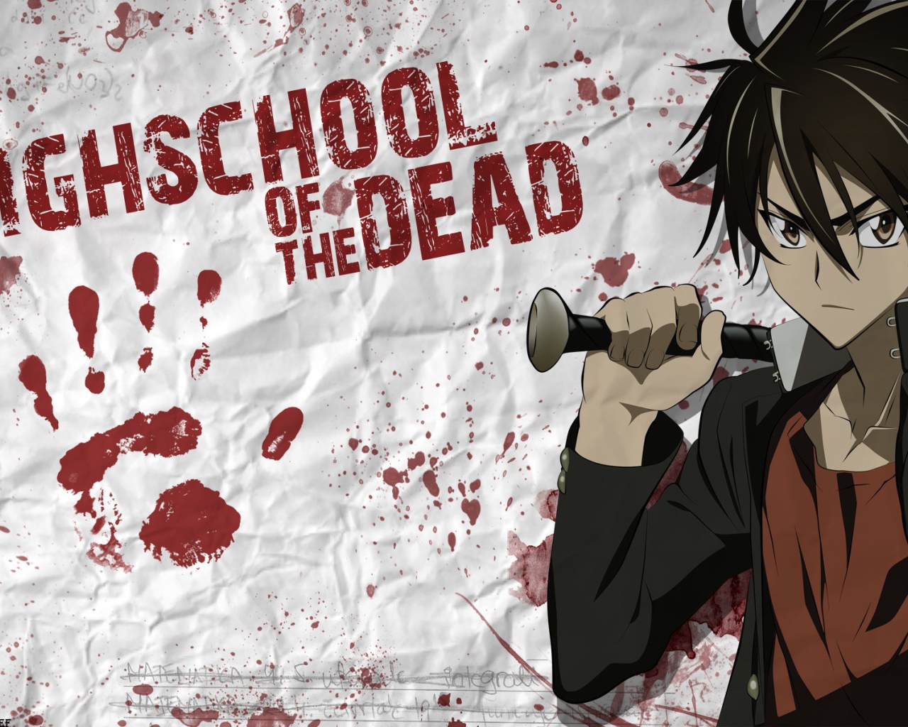 Манга аниме Школа мертвецов