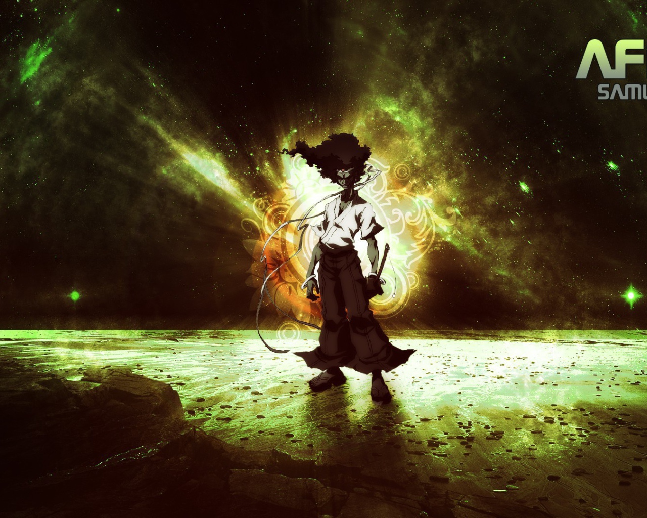 Манга аниме Афросамурай