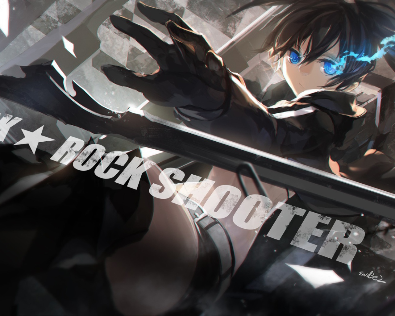 Манга аниме Black Rock Shooter