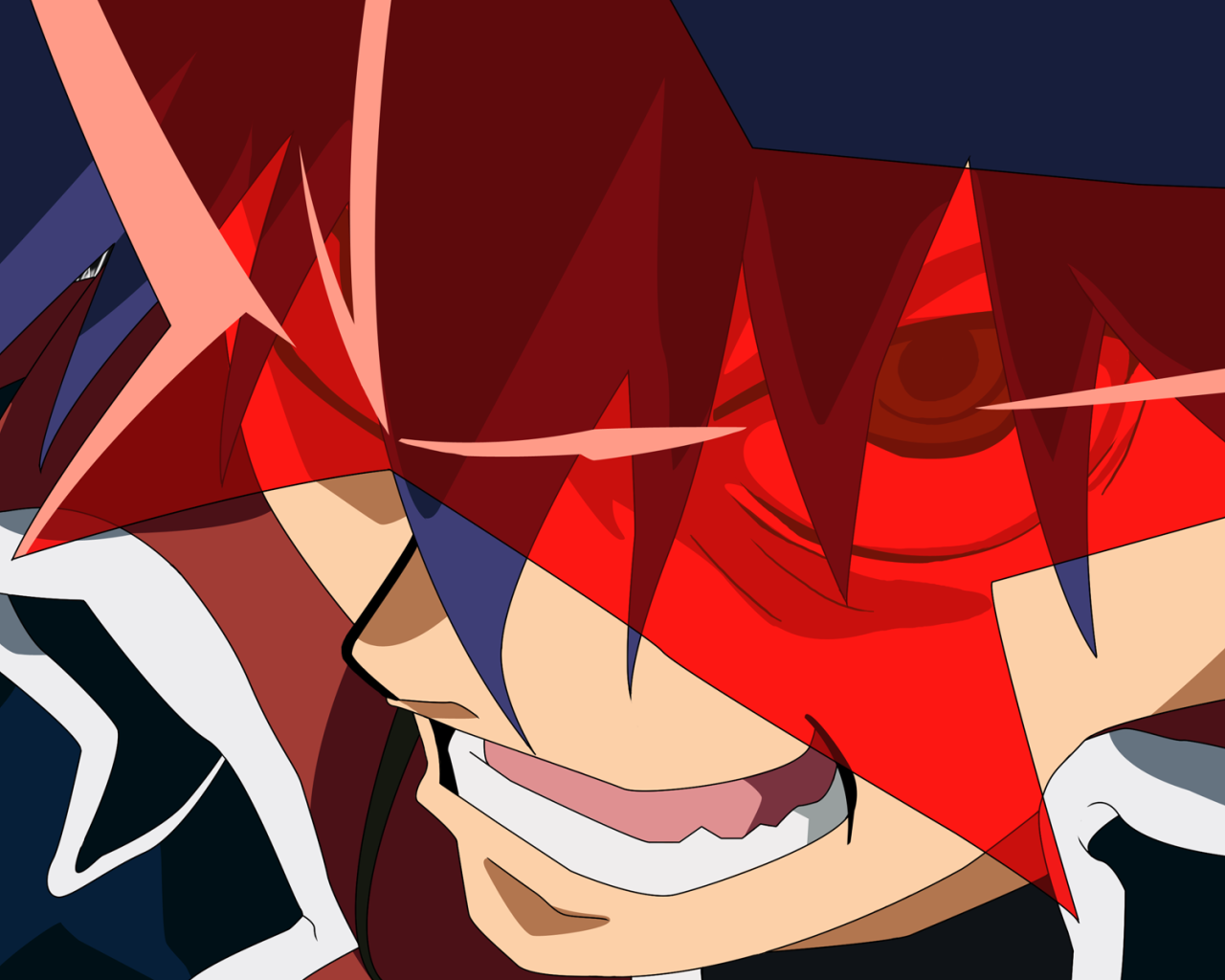 Герой в маске, аниме Тэнгэн Топпа Гуррен-Лаганн