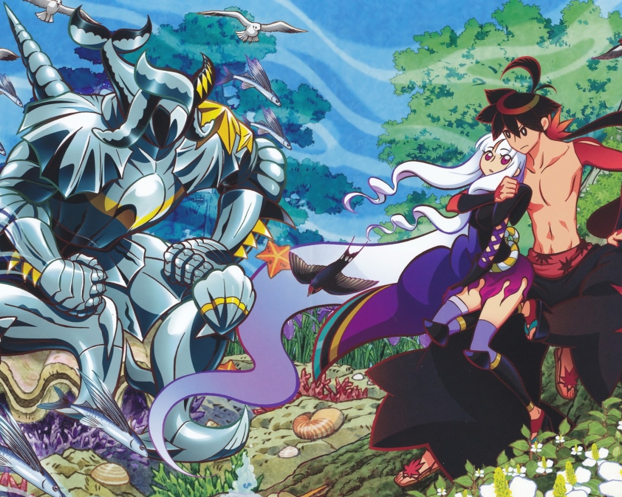 Встреча с врагом в аниме Истории мечей