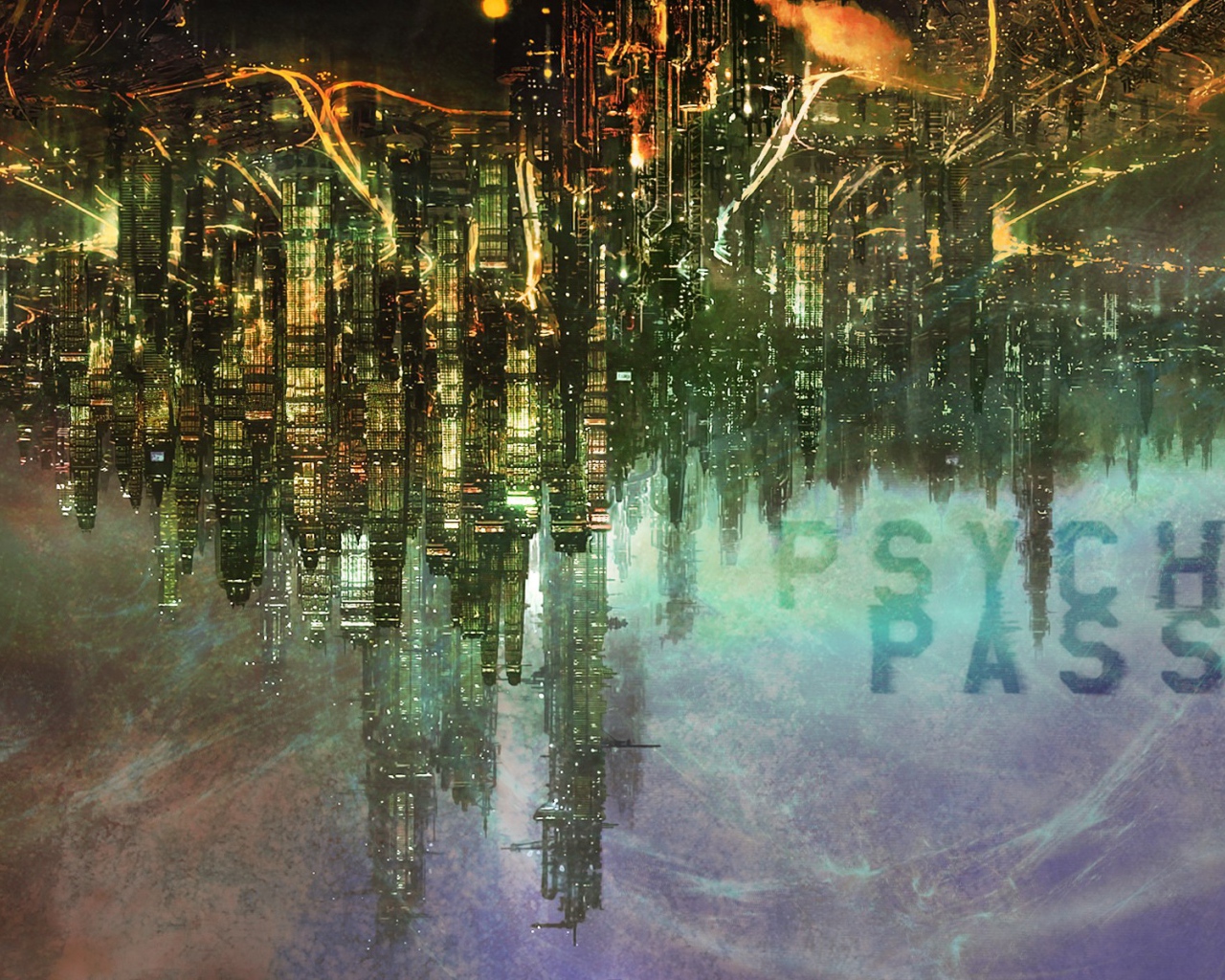 Мегаполис в аниме Psycho-Pass