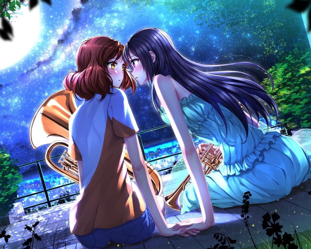 Музыкальный дуэт в аниме Играй, Эуфониум