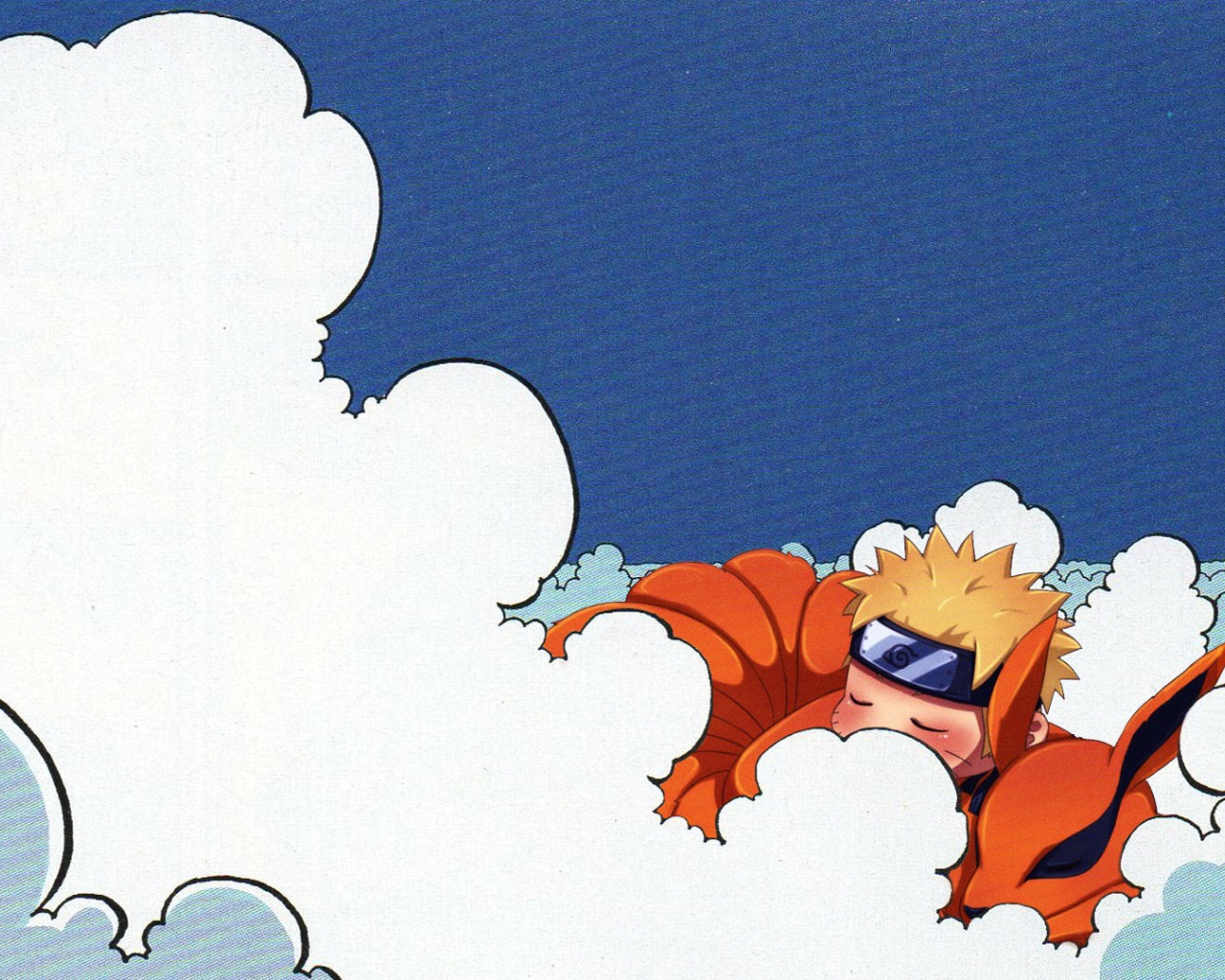 Наруто спит в облаках, аниме