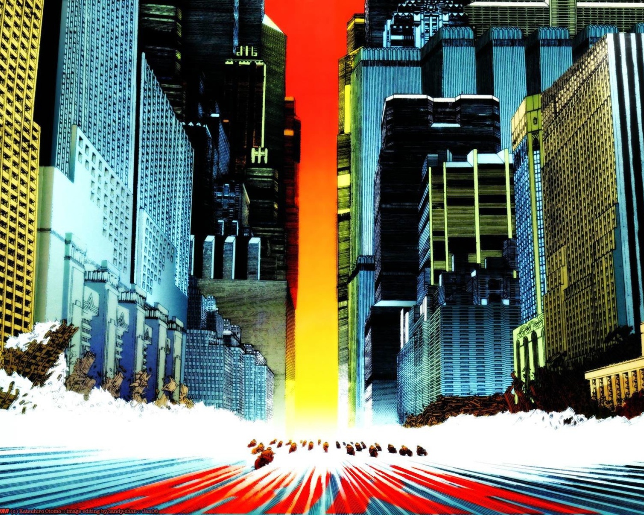 Новый Токио в аниме Акира