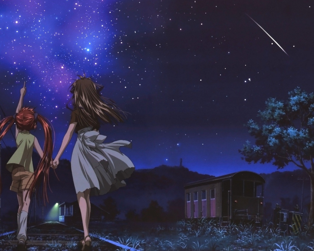 Ночные прогулки в аниме Высь ТВ