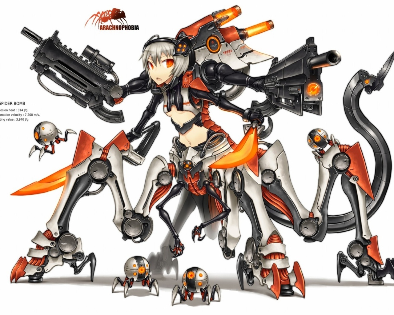 Оранжевый робот Gia Anime