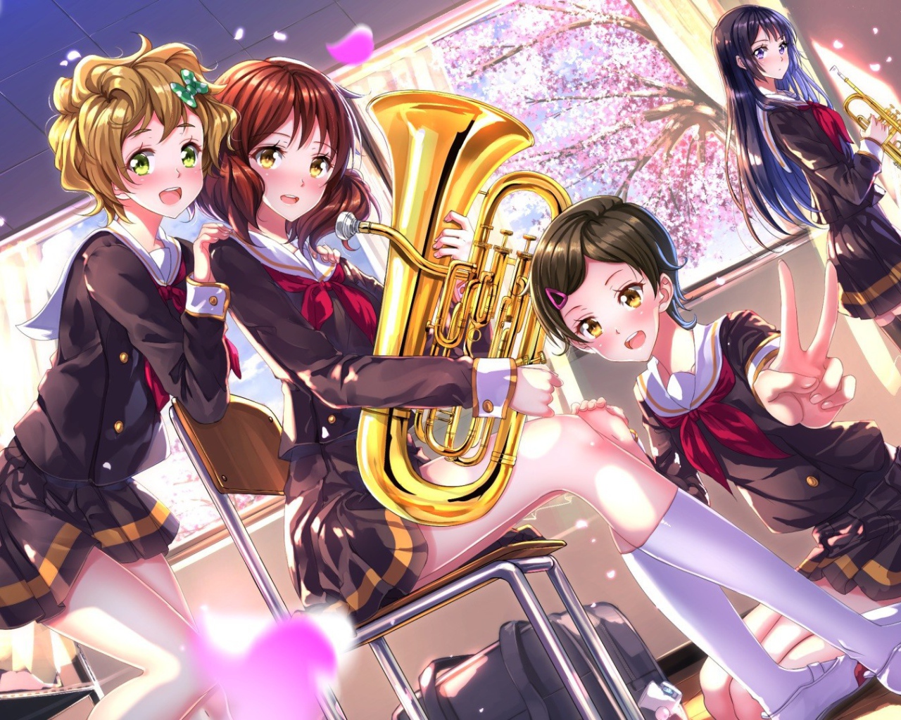 Оркестр в аниме Играй, Эуфониум