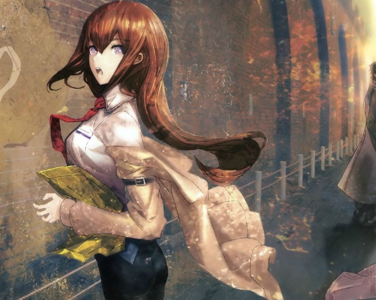 Расставание героев аниме Врата Штейна