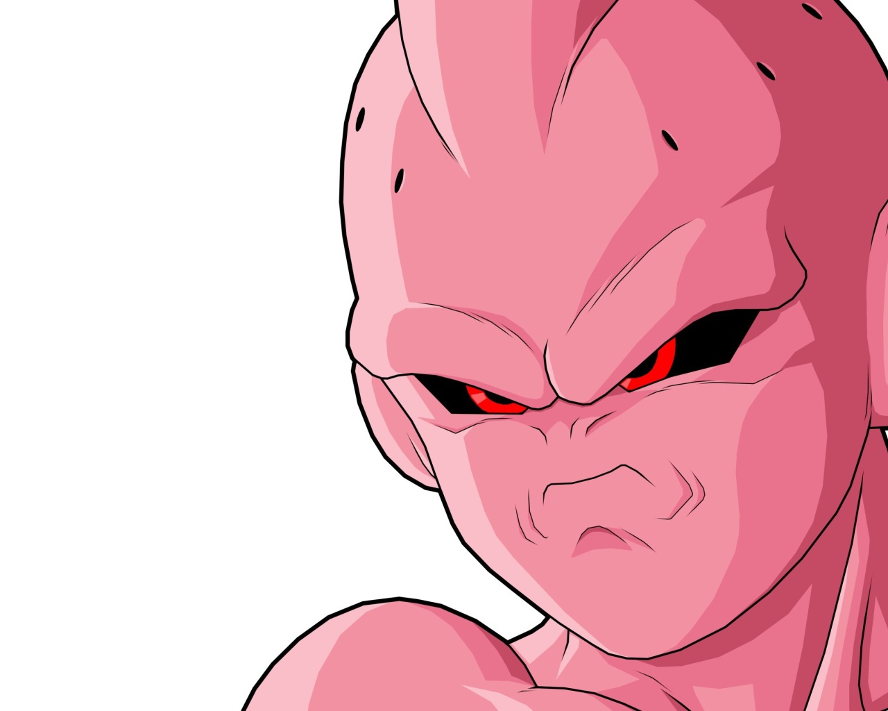 Розовый тролль из аниме Dragon Ball